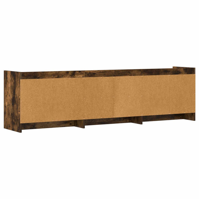 Cabinet TV 168 x 33 x 47 cm Stejar fumuriu Lemn prelucrat WALTI