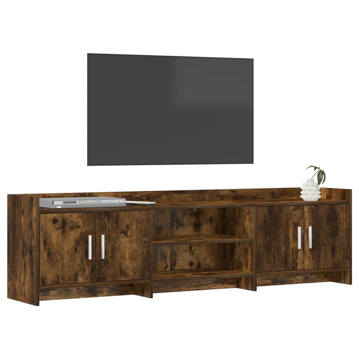 Cabinet TV 168 x 33 x 47 cm Stejar fumuriu Lemn prelucrat WALTI