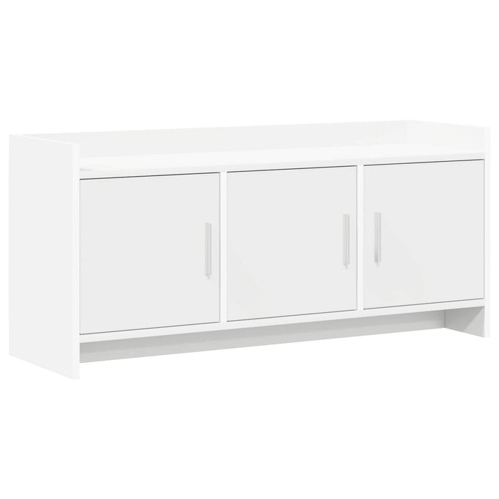 Cabinet TV 102 x 33 x 47 cm Alb Lemn prelucrat WALTI
