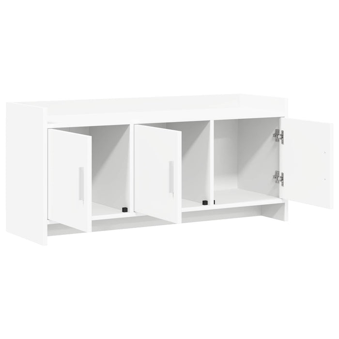 Cabinet TV 102 x 33 x 47 cm Alb Lemn prelucrat WALTI