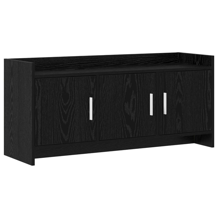 Cabinet TV 102 x 33 x 47 cm Stejar Negru Lemn prelucrat WALTI