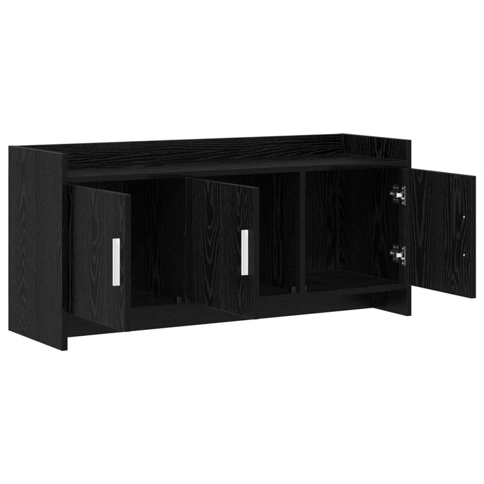 Cabinet TV 102 x 33 x 47 cm Stejar Negru Lemn prelucrat WALTI