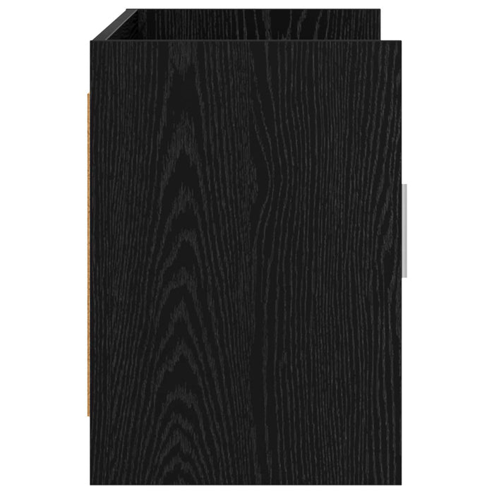 Cabinet TV 102 x 33 x 47 cm Stejar Negru Lemn prelucrat WALTI