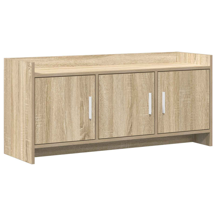 Cabinet TV 102 x 33 x 47 cm Stejar Sonoma Lemn prelucrat WALTI