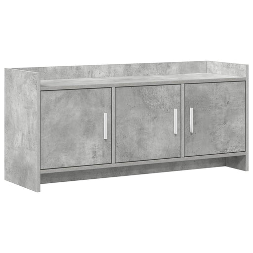 Cabinet TV 102 x 33 x 47 cm Gri Beton Lemn prelucrat - WALTI WALTI