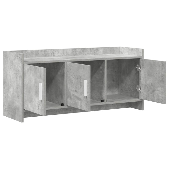 Cabinet TV 102 x 33 x 47 cm Gri Beton Lemn prelucrat WALTI