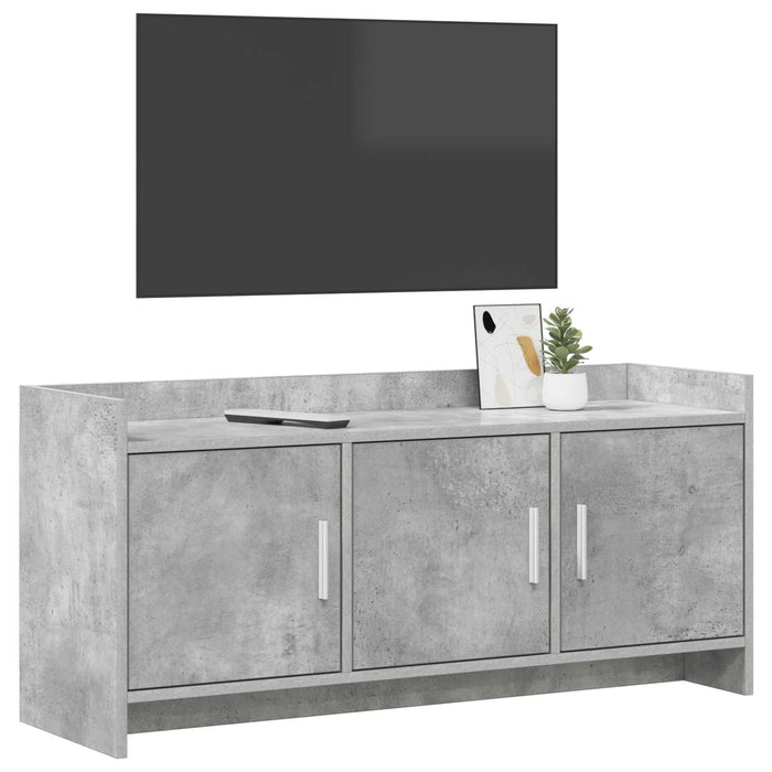 Cabinet TV 102 x 33 x 47 cm Gri Beton Lemn prelucrat WALTI