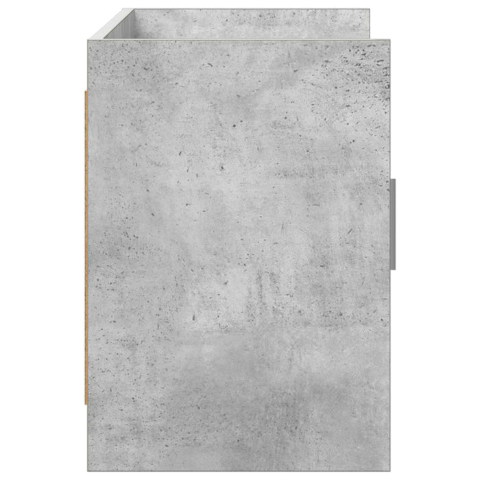 Cabinet TV 102 x 33 x 47 cm Gri Beton Lemn prelucrat WALTI