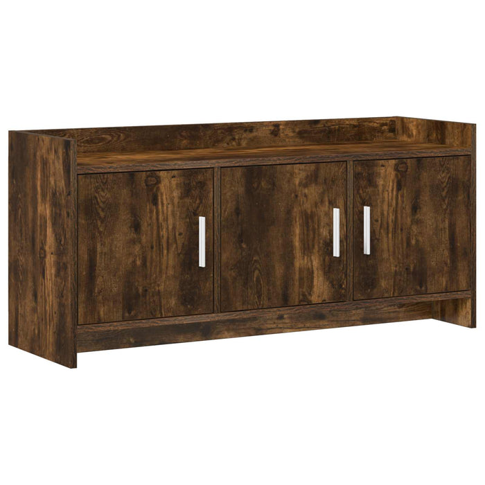 Cabinet TV 102 x 33 x 47 cm Stejar fumuriu Lemn prelucrat WALTI