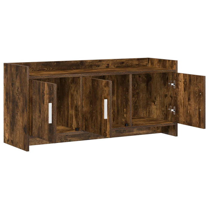 Cabinet TV 102 x 33 x 47 cm Stejar fumuriu Lemn prelucrat WALTI