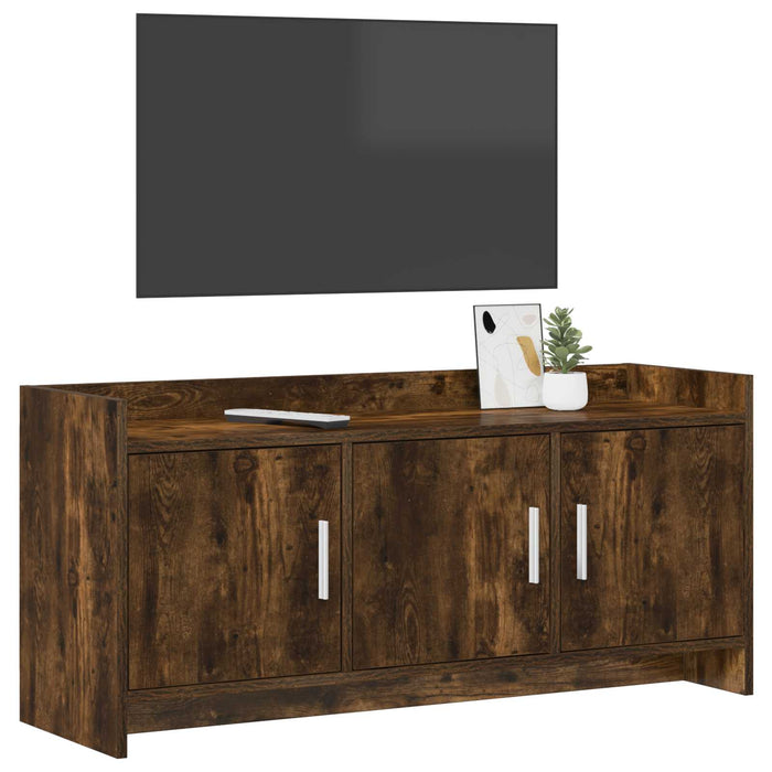 Cabinet TV 102 x 33 x 47 cm Stejar fumuriu Lemn prelucrat WALTI