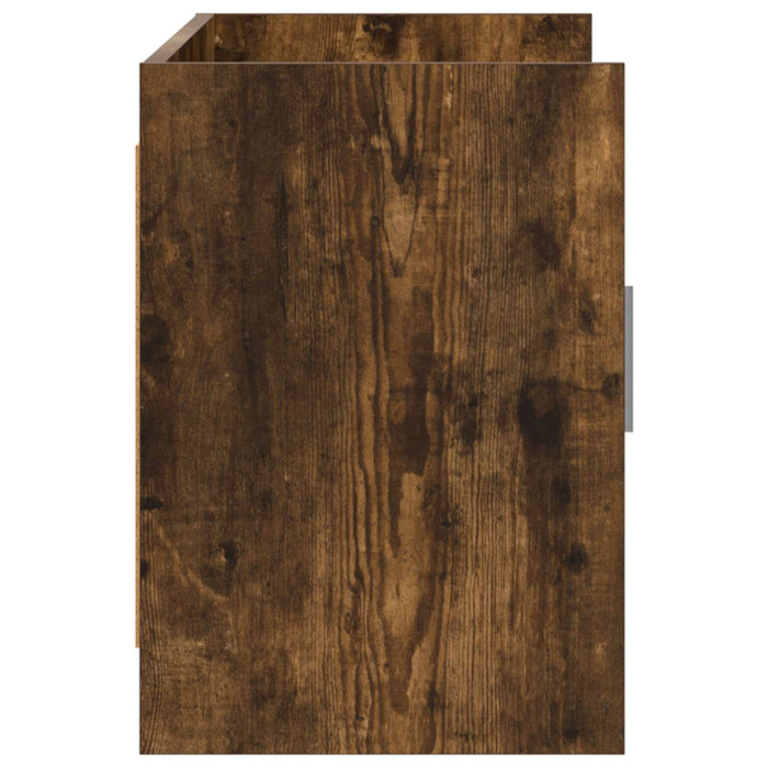 Cabinet TV 102 x 33 x 47 cm Stejar fumuriu Lemn prelucrat WALTI