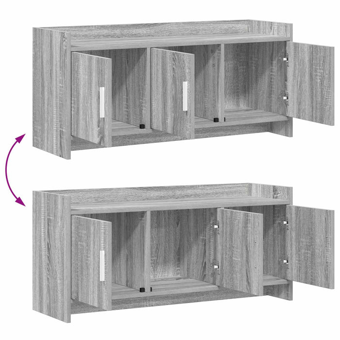Cabinet TV 102 x 33 x 47 cm Sonoma gri Lemn prelucrat WALTI