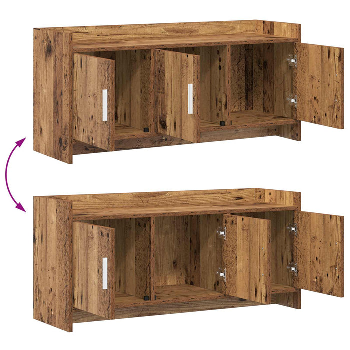 Cabinet TV 102 x 33 x 47 cm Lemn vechi Lemn prelucrat WALTI