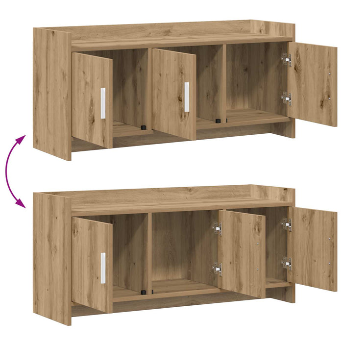 Cabinet TV 102 x 33 x 47 cm Stejar Artizanal Lemn prelucrat WALTI