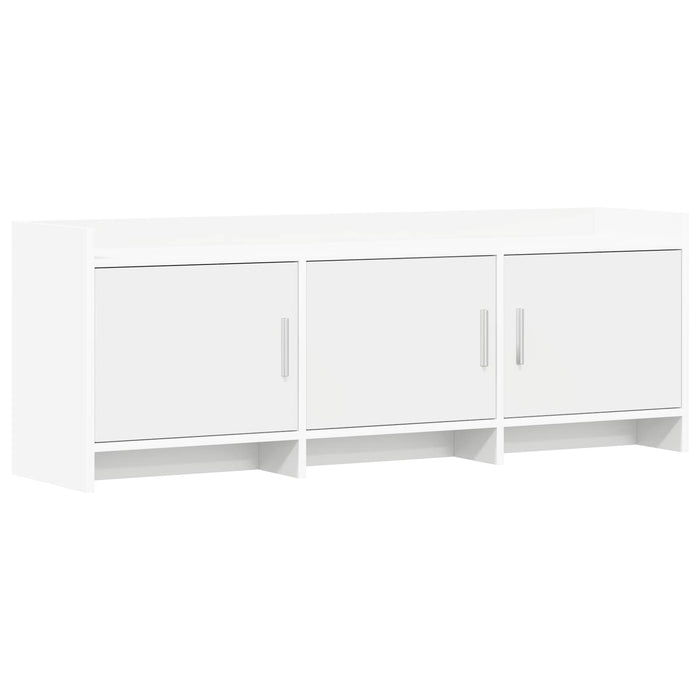 Cabinet TV 130 x 33 x 47 cm Alb Lemn prelucrat WALTI