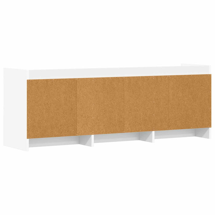 Cabinet TV 130 x 33 x 47 cm Alb Lemn prelucrat WALTI