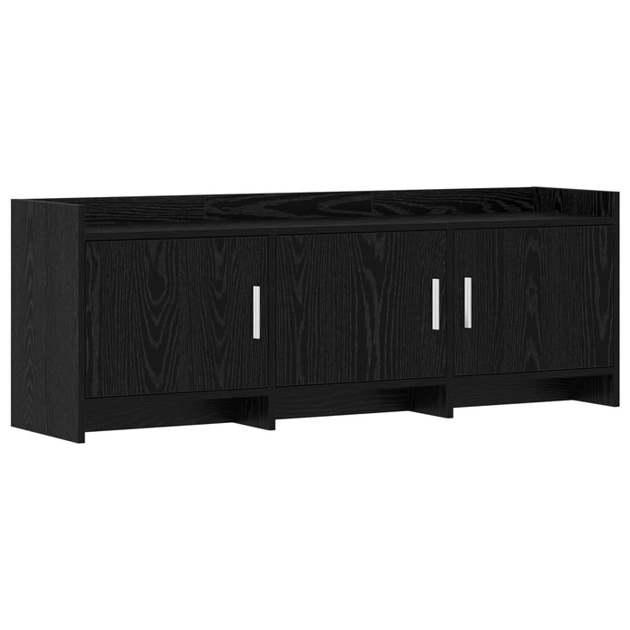Cabinet TV 130 x 33 x 47 cm Stejar Negru Lemn prelucrat - WALTI WALTI