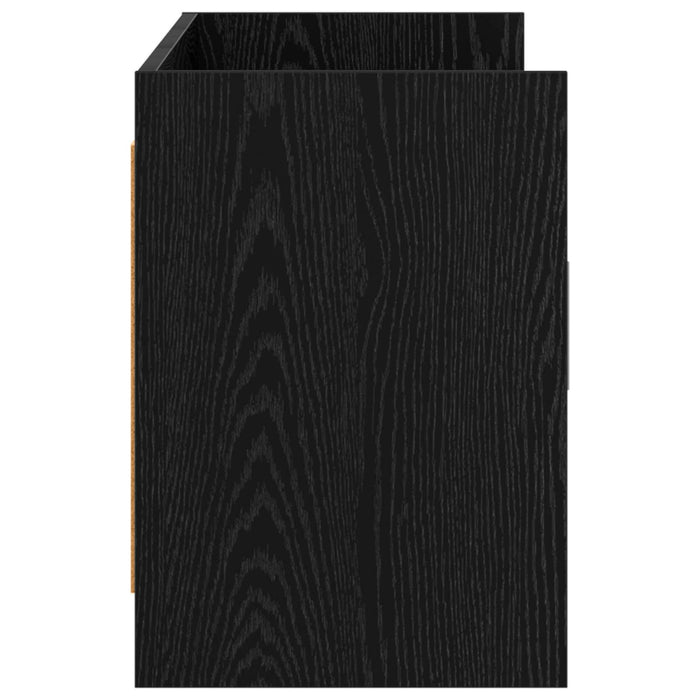 Cabinet TV 130 x 33 x 47 cm Stejar Negru Lemn prelucrat - WALTI WALTI