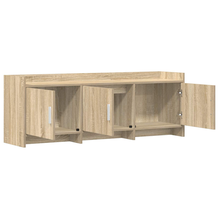 Cabinet TV 130 x 33 x 47 cm Stejar Sonoma Lemn prelucrat WALTI