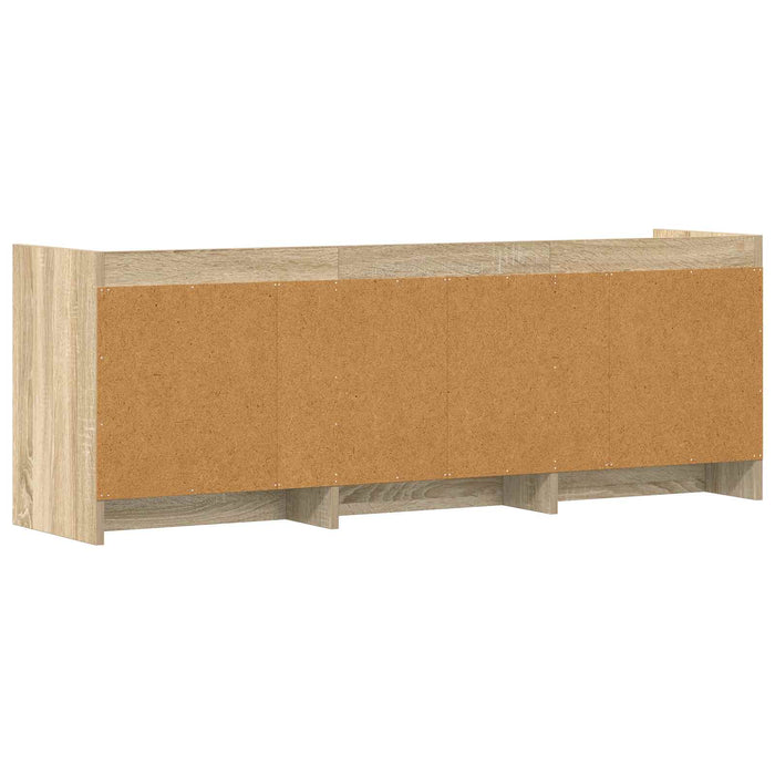 Cabinet TV 130 x 33 x 47 cm Stejar Sonoma Lemn prelucrat WALTI