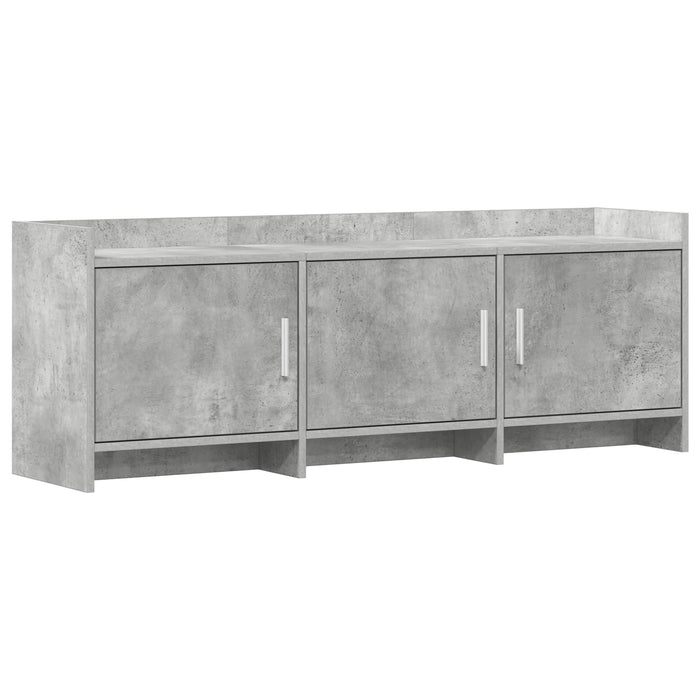 Cabinet TV 130 x 33 x 47 cm Gri Beton Lemn prelucrat WALTI