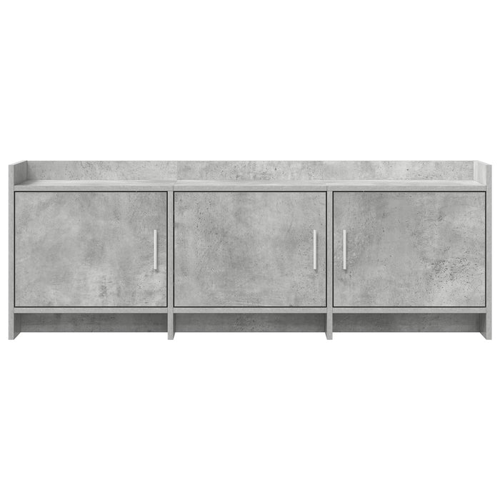Cabinet TV 130 x 33 x 47 cm Gri Beton Lemn prelucrat WALTI