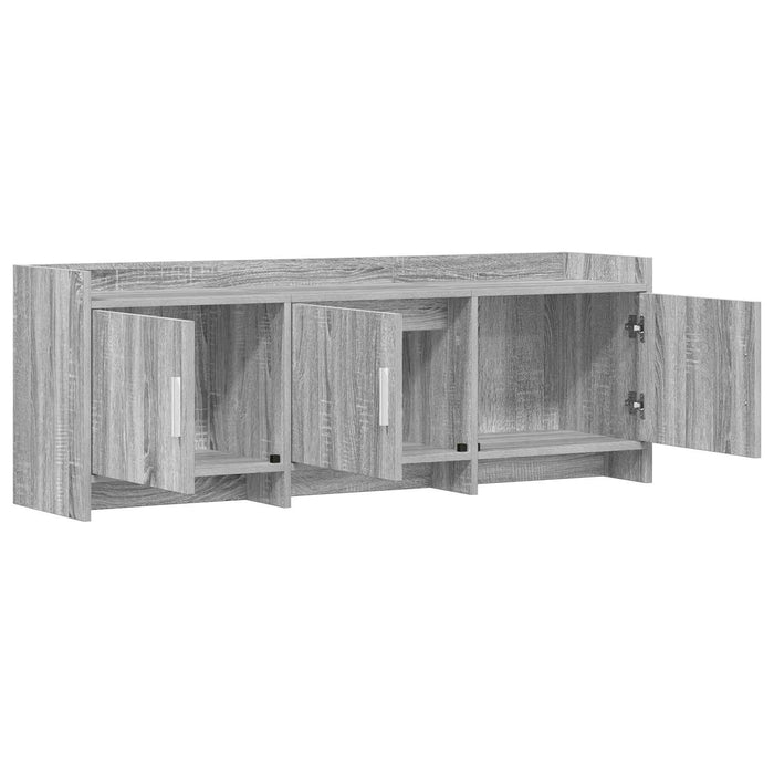 Cabinet TV 130 x 33 x 47 cm Sonoma gri Lemn prelucrat WALTI