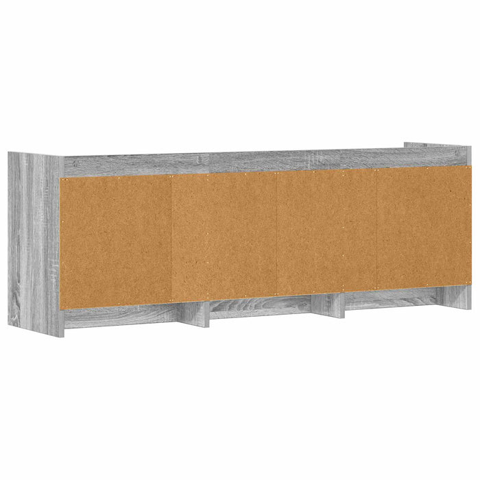 Cabinet TV 130 x 33 x 47 cm Sonoma gri Lemn prelucrat WALTI
