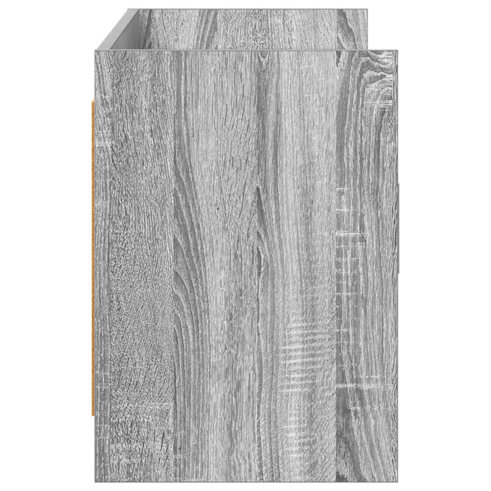 Cabinet TV 130 x 33 x 47 cm Sonoma gri Lemn prelucrat WALTI