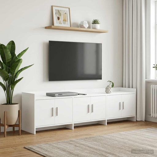 Cabinet TV 168 x 33 x 47 cm Alb Lemn prelucrat - WALTI WALTI