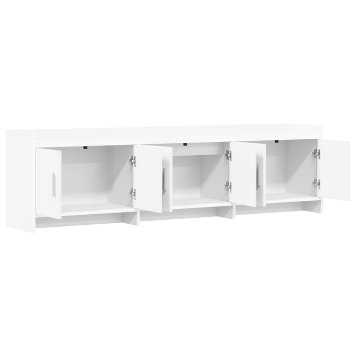 Cabinet TV 168 x 33 x 47 cm Alb Lemn prelucrat WALTI