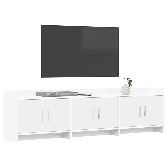 Cabinet TV 168 x 33 x 47 cm Alb Lemn prelucrat WALTI