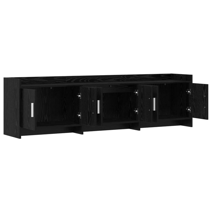 Cabinet TV 168 x 33 x 47 cm Stejar Negru Lemn prelucrat WALTI