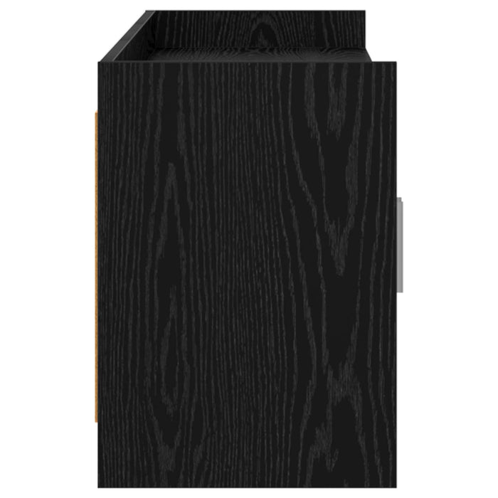 Cabinet TV 168 x 33 x 47 cm Stejar Negru Lemn prelucrat WALTI