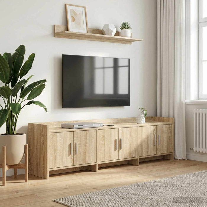 Cabinet TV 168 x 33 x 47 cm Stejar Sonoma Lemn prelucrat - WALTI WALTI