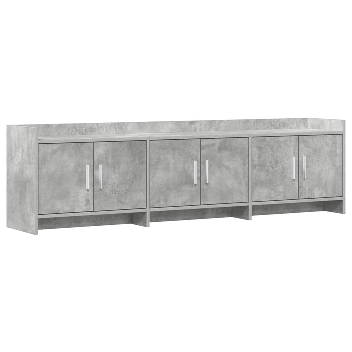 Cabinet TV 168 x 33 x 47 cm Gri Beton Lemn prelucrat WALTI