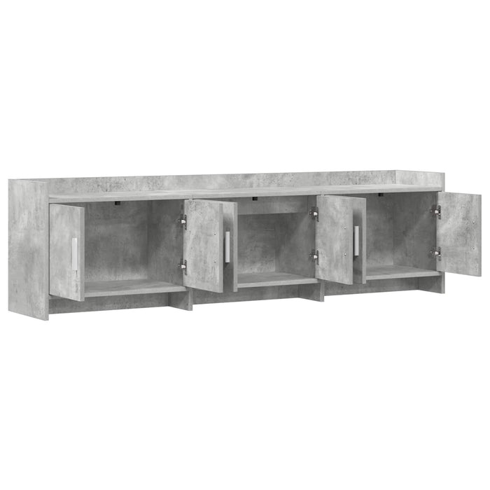 Cabinet TV 168 x 33 x 47 cm Gri Beton Lemn prelucrat WALTI