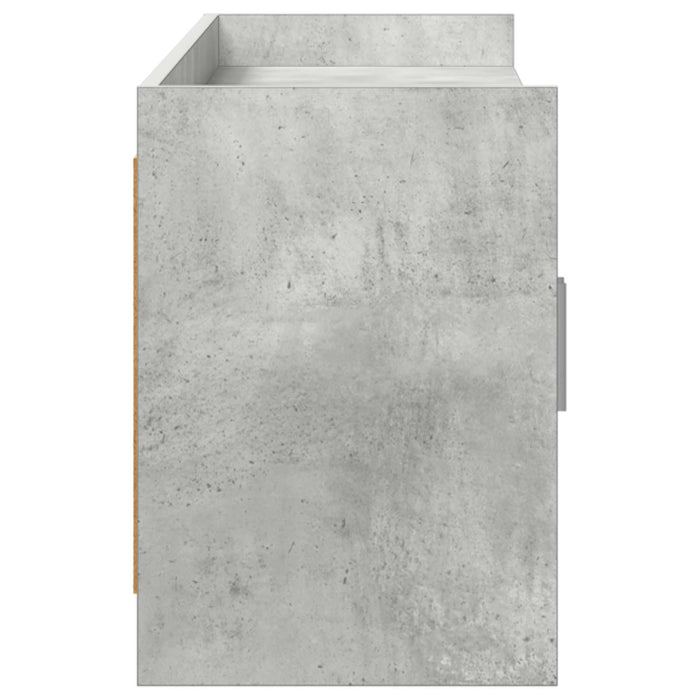 Cabinet TV 168 x 33 x 47 cm Gri Beton Lemn prelucrat WALTI