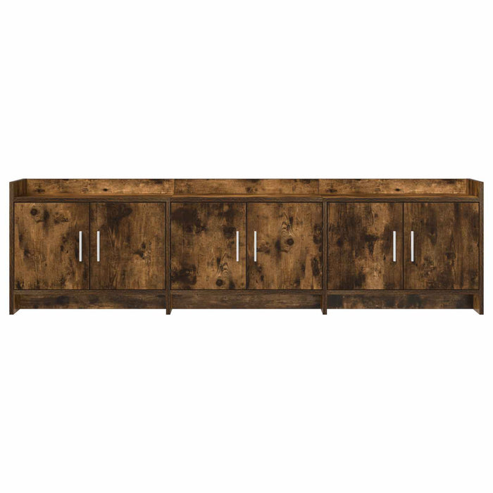 Cabinet TV 168 x 33 x 47 cm Stejar fumuriu Lemn prelucrat WALTI