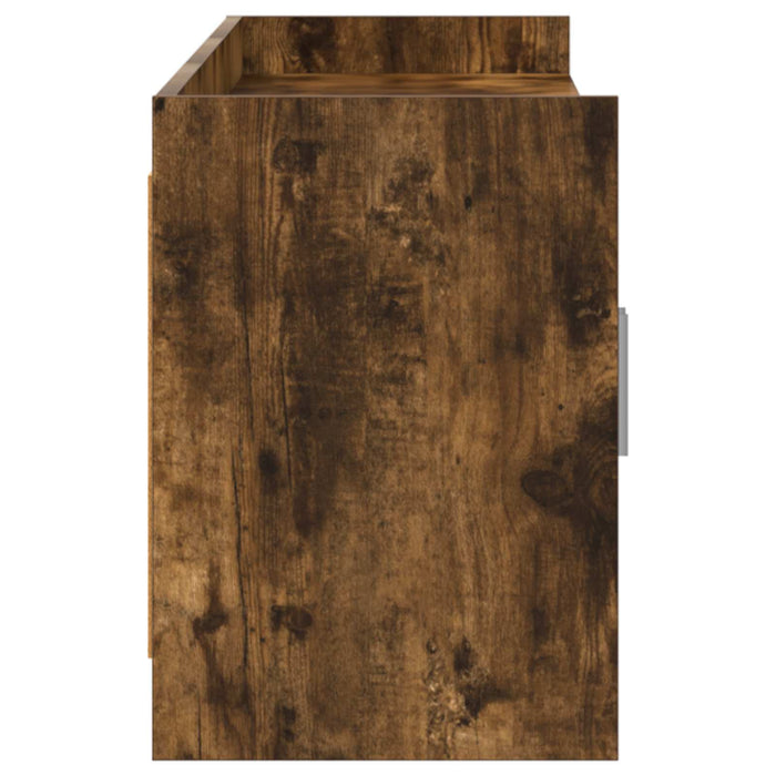 Cabinet TV 168 x 33 x 47 cm Stejar fumuriu Lemn prelucrat WALTI