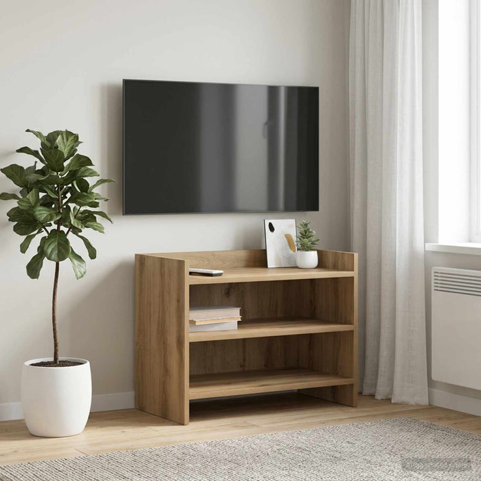 Cabinet TV 60 x 33 x 47 cm Stejar Artizanal Lemn prelucrat - WALTI WALTI