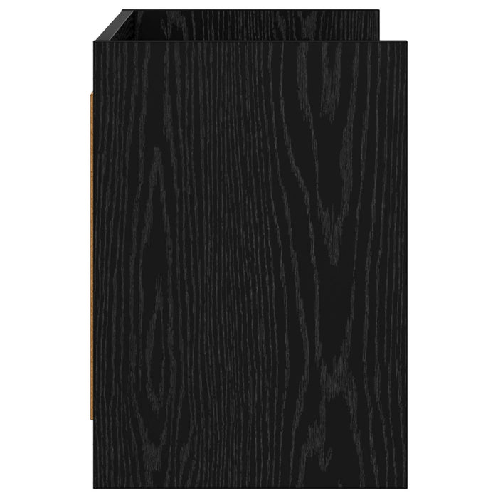 Cabinet TV 100 x 33 x 47 cm Stejar Negru Lemn prelucrat WALTI