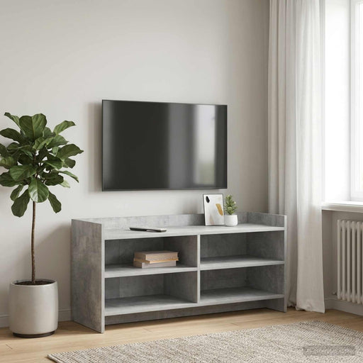 Cabinet TV 100 x 33 x 47 cm Gri Beton Lemn prelucrat - WALTI WALTI