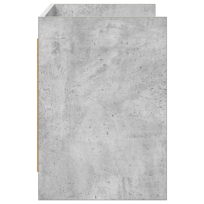 Cabinet TV 100 x 33 x 47 cm Gri Beton Lemn prelucrat WALTI