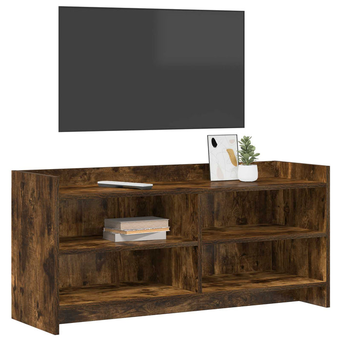 Cabinet TV 100 x 33 x 47 cm Stejar fumuriu Lemn prelucrat WALTI