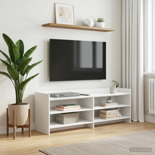 Cabinet TV 135 x 33 x 47 cm Alb Lemn prelucrat - WALTI WALTI