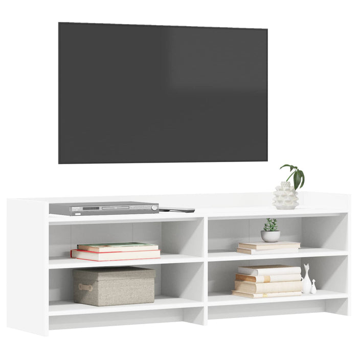 Cabinet TV 135 x 33 x 47 cm Alb Lemn prelucrat WALTI