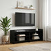 Cabinet TV 135 x 33 x 47 cm Stejar Negru Lemn prelucrat - WALTI WALTI