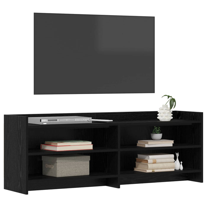 Cabinet TV 135 x 33 x 47 cm Stejar Negru Lemn prelucrat WALTI